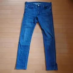 NANO universe メンズ スキニーデニムパンツ ブルーのサムネイル