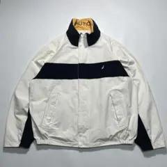 ノーティカ リバーシブル セーリングジャケット 2XL 白 紺 ブルゾン7981のサムネイル