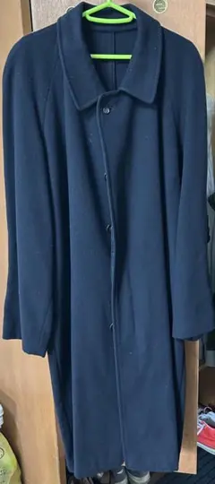 BALENCIAGA　ステンカラーコート　黒　カシミア100%のサムネイル