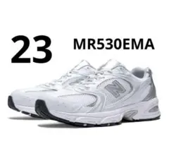 ニューバランス MR530EMA 新品 ホワイト シルバー ブラック 23