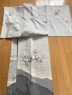 生つむぎの訪問着のサムネイル