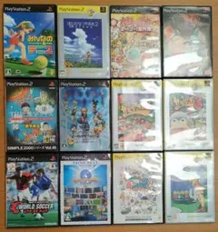 【動作未確認】プレイステーション２ ソフト 12本 まとめ売り