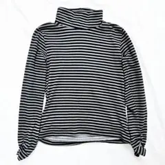 goodday ストライプ タートルネック 140