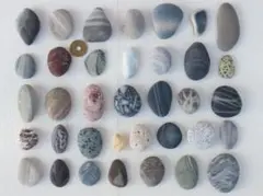 【天然石】石ころ・綺麗な模様・不思議なグラデーション★36個★12/14-6