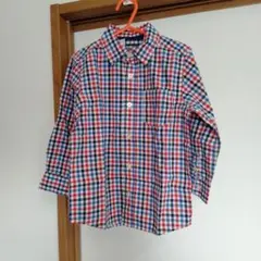 新品　オシュコシュ　チェックシャツ　100 　長袖