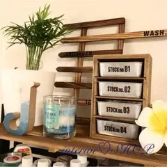 あみ様♡お取置き♡男前 インテリア 小物入れ インテリアボード♡