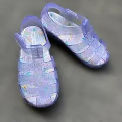 【美品】 グリッター サンダル　18センチ