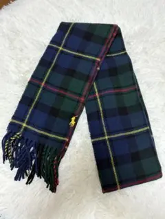 ポロ・ラルフ・ローレン チェック柄マフラー