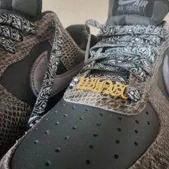 ナイキエアフォースワンスニーカーデュプレプレート金具AF1 金属