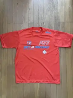 オレンジ色 Mサイズ プリントTシャツ