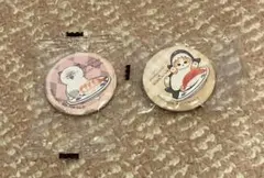 mofusand×くら寿司　缶バッジ2個セット