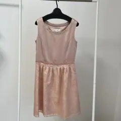 組曲 KUMIKYOKU  ドレス ワンピース ピンク　ノースリーブ 花柄