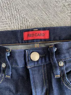 RED CARD ストレートデニム ダークブルー