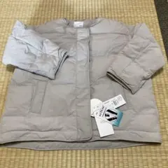 値下げ！新品値札つき！LOWRYS FARM ベージュグレー 中綿ダウンベスト
