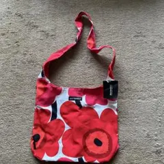 Marimekko フラワープリント ショルダーバッグ