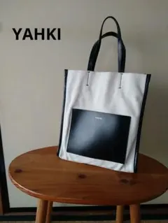 最終価格！★USED★美品★YAHKI キャンバストート　A4　縦型　ヤーキ