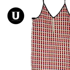 ＼ワンピース／ ザラ キャミワンピ マルチカラー ボーダー ニット タイト 古着