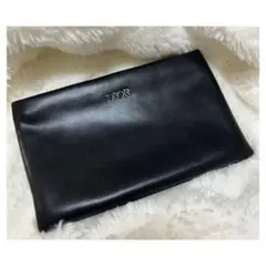 Dior ブラックレザーポーチ