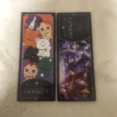 IMPACT 特典チケット風カード