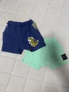 ベビー ハーフパンツ 2枚セット