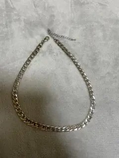 シルバー チェーンネックレス アジャスター付き