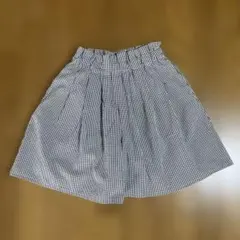 a.v.v ギンガムチェックキュロット　140cm