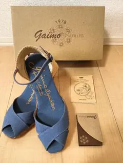 「Sサイズキャサリン出品」gaimo クロスウェッジサンダル送料込みのサムネイル