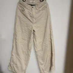 UNIQLO JEANS アイボリー ワイドパンツ