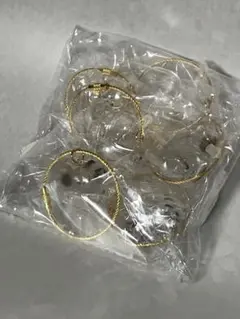 猫毛玉　猫の形 キーホルダー 6個セット