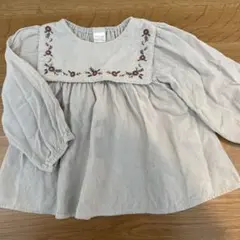 tete a tete 刺繍入りコーデュロイブラウス