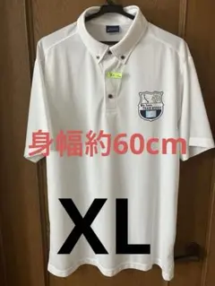 ①アシックス　半袖ポロシャツ（XL）身幅約60センチのサムネイル