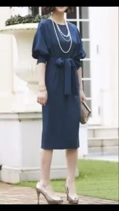 値下げしました✨RUIRUE BOUTIQUE バルーン スリーブ ワンピース