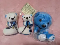 エイベックス　ブルーテディ　クリスマス　くま　ぬいぐるみ　ポーチ　3点セット