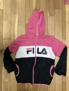 FILA フルジップウィンドブレーカー ピンク/ブラック