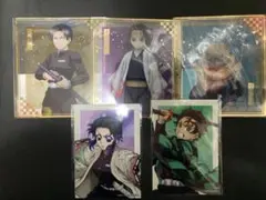 アニプレックスくじ　鬼滅の刃　F賞　クリア色紙　特典ブロマイド　5点セット