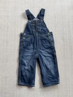 GAP ベビー デニム ロンパース オーバーオール90