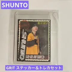 BE:FIRST SHUNTO GRIT ランダムステッカー＆トレカAセット