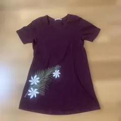nani pua Tシャツ 半袖 ボルドー フラダンスのサムネイル