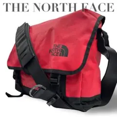 【ヴィンテージ】ザノースフェイス　メッセンジャーバッグ　ショルダー　斜め掛け　赤