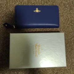 【新品未使用】Vivienne Westwood ブルー　長財布