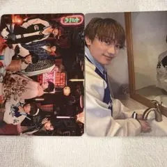 なにわ男子HARD WORK トレカ 通常盤　藤原丈一郎＆集合