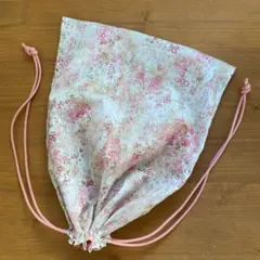 アンブリア　リバティ生地使用　ハンドメイド　おとな巾着