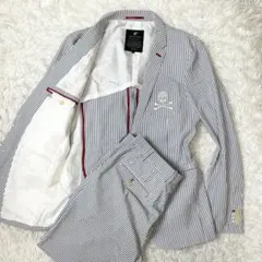 LOVELESS ラブレス セットアップスーツ ストライプ スカル刺繍 L