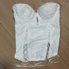 MIRROR MIRROR ホワイトサテン ブライダルインナー C65 MIRROR MIRROR ホワイトサテン ブライダルインナー C65 - メルカリ