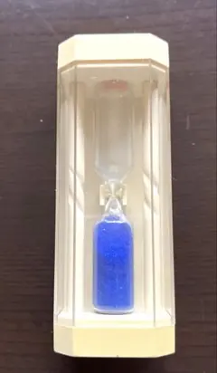新品未使用！砂時計 アクリル ブルー 5分 タイマー