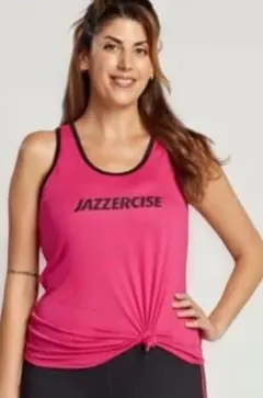 JAZZERCISE ピンク タンクトップ