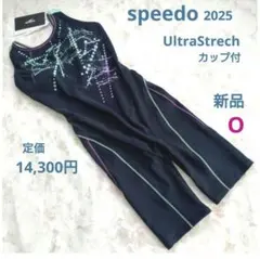 O 新品 speedo 競泳水着 カップ付 UltraStretch UV 撥水のサムネイル