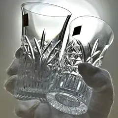 廃番品✨未使用✨ カガミクリスタル　江戸切子　ペアグラス　ビアタンブラー