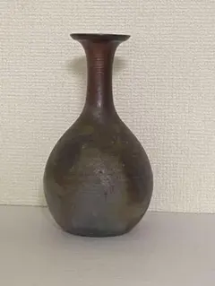 備前焼 後楽窯陶主 堀川恭平・作 鶴首 花入れ - メルカリ