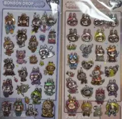ボンボンドロップキャラクターシール ラブブ　 2シートセット